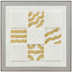 Πίνακας Καμβάς 108-126-083 102x7x102cm Multi