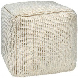 Poof 951-124-007 45x45x45cm Ivory IVORY