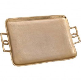 Διακοσμητικός Δίσκος 947-225-033 50x26x4cm Gold GOLD