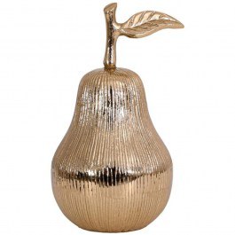 Decorative Pear 966-225-008 17x9cm Gold GOLD