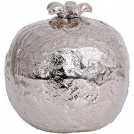 Διακοσμητικό Ρόδι 966-225-003 11x11cm Silver SILVER