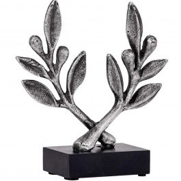 Decorative Object Leaves 965-225-012 18x6x18cm Silver SILVER