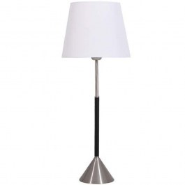 Table Lamp 0037-125-013 28x73cm E27 60W Silver-White SILVER-WHITE
