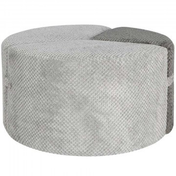 Σκαμπό Puzzle 0016-225-062 68x68x39cm Grey-Dark Grey