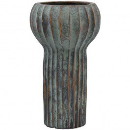 Βάζο 0053-126-007 17x28cm Anthracite-Green ANTHRACITE
