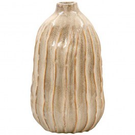 Vase 039-126-078 19x31cm Cream-Gold CREAM