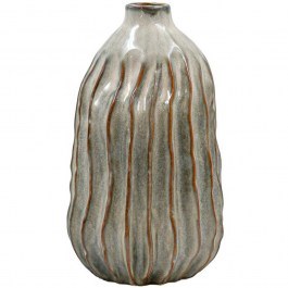Vase 039-126-071 19x31cm Grey-Gold GREY