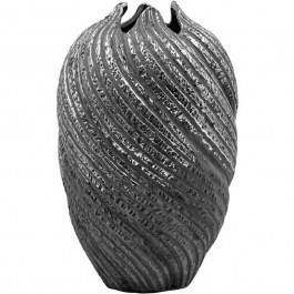 Vase 0055-126-008 21x35cm Grey-Silver SILVER-GREY