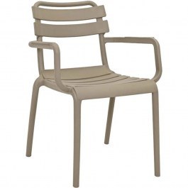 Garden Armchair Olivia 648-126-017 43x58x81cm Khaki KHAKI