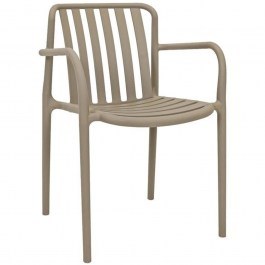 Garden Armchair Sophia 648-126-011 57x58x82cm Khaki KHAKI