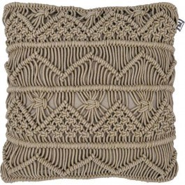 Decorative Pillow (With Stuffing) Macrame 925-225-195 Beige BEIGE