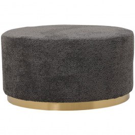 Stool 370-223-042 80x80x41cm Anthracite-Gold ANTHRACITE