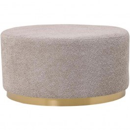 Stool 370-223-043 80x80x41cm Beige-Gold BEIGE