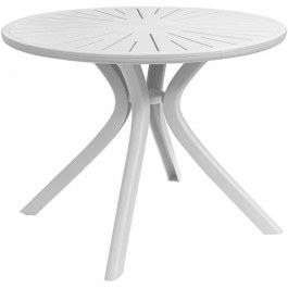 Τραπέζι Κήπου 393-126-015 100x75cm White WHITE