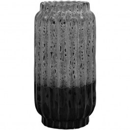 Βάζο 028-226-161 14x27cm Grey-Black GREY-BLACK