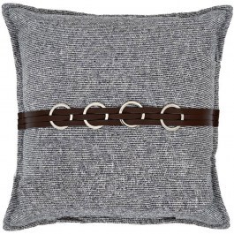Decorative Pillow (With Stuffing) Urban Rings 374-226-319 Grey GREY