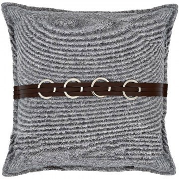 Decorative Pillow (With Stuffing) Urban Rings 374-226-319 Grey