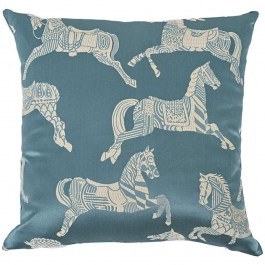 Μαξιλάρι Διακοσμητικό (Με Γέμιση) Horse Whisper 374-226-324 Blue BLUE