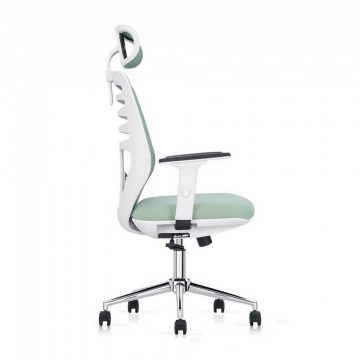 Καρέκλα Γραφείου 0057-226-003 64x64x120/128cm Green-White