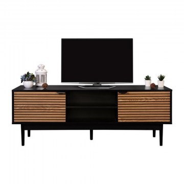 Έπιπλο Τηλεόρασης Brooklyn 271-124-073 140x40x50cm Natural-Black