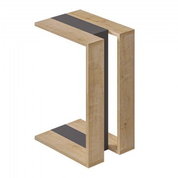 Side Table Muju 0207493 30x40x57cm Natural Oak-Anthracite