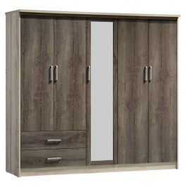Wardrobe Olympus Castillo-Toro 198X57X183Cm 123-000024 NATURAL