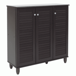 Shoe Organizer-Cabinet Santo 16 Pairs Wenge 89,5X34,5X91,5Cm 123-000032 WENGE