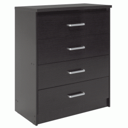 Dresser Olympus With 4 Drawers Wenge 80X40X95Cm 123-000037 WENGE