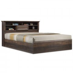 Κρεβάτι Διπλό Mozart 123-000122 Καρυδί 160X200cm
