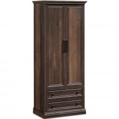 Wardrobe Mozart 123-000133 Walnut 83X52X202,5cm