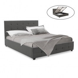 Bed Roi (For Matress 160x200cm) 006-000018 With Storage173x219x110 Anthracite ANTHRACITE