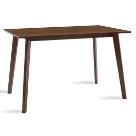 Τραπέζι Benson 097-000003 120x75x75cm Walnut WALLNUT