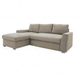 Sofa Corner-Bed With Right Angle Belle  165-000012 236x164x88cm Beige BEIGE