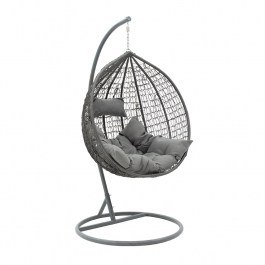 Κούνια Κήπου Zafer Κρεμαστή 135-000001 106x103x200 Anthracite ANTHRACITE
