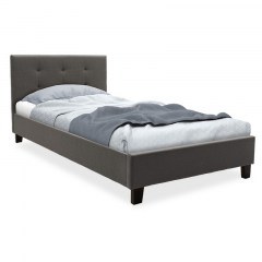 Bed Mago 006-000036 107x213x88 For Mattress 100x200 Anthracite