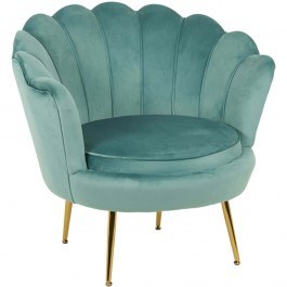 Armchair Daimon 128-000042 79x74x78cm Pistachio-Gold PISTACHIO