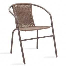Garden Armchair Obbi 130-000008 54x56x73 Brown BROWN