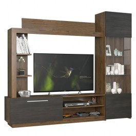 Compositions June 173-000020 204x35x177cm Walnut-Wenge WENGE