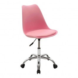 Καρέκλα Γραφείου Gaston II 127-000025 47x48x80/93cm Pink PINK