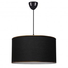 Ceiling Lamp PWL-1091 D38x70cm 1xΕ27 Black-Gold BLACK-GOLD