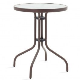 Garden Table Watson 130-000003 D60x70cm Brown BROWN