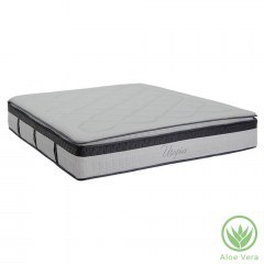 Στρώμα Utopia 100-000018 Με Ανώστρωμα Aloe Vera 30-32cm 160x200cm White