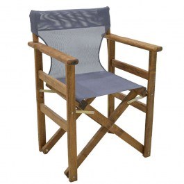 Armchair Director Retto 237-000017 61x51x86cm Brown-Anthracite ANTHRACITE