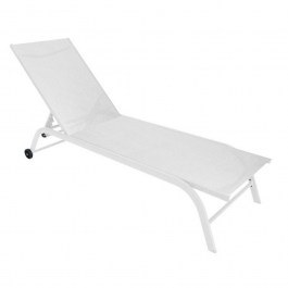 Sunbed Jaipur 152-000010 190x55,5cm White BEIGE-WHITE