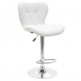 Stool Bar Coozy 127-000091 Collapsible 46x47x90/111cm White WHITE