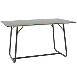 Table Revello 101-000075 150x90x75cm Marble Black BLACK