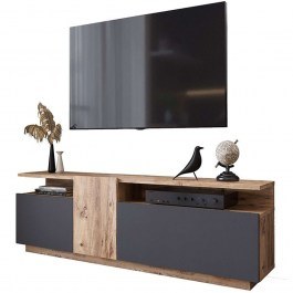 TV Furniture Elana 176-000054 150x29,5x46,3cm Sonoma-Anthracite SONOMA-ANTHRACITE