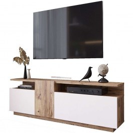 TV Furniture Elana 176-000055 150x29,5x46,3cm Sonoma-White SONOMA-WHITE