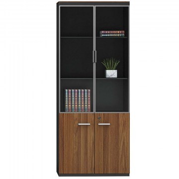 Office Closet Oscar 246-000006 80x40x200cm Walnut-Anthracite