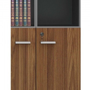 Office Closet Oscar 246-000006 80x40x200cm Walnut-Anthracite